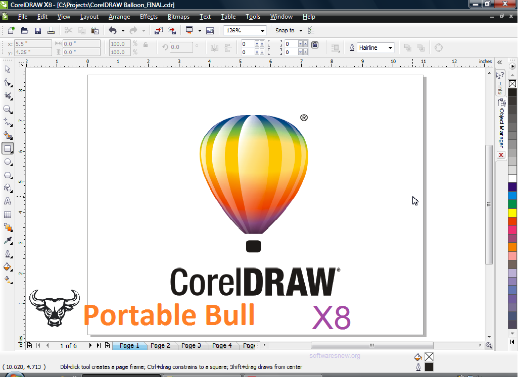 corel draw x7 portable 32 bit